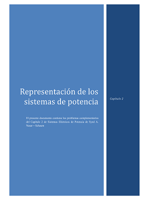 Capítulo 2 - Representación de los sistemas de potencia